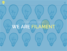 Tablet Screenshot of filamentcontent.com